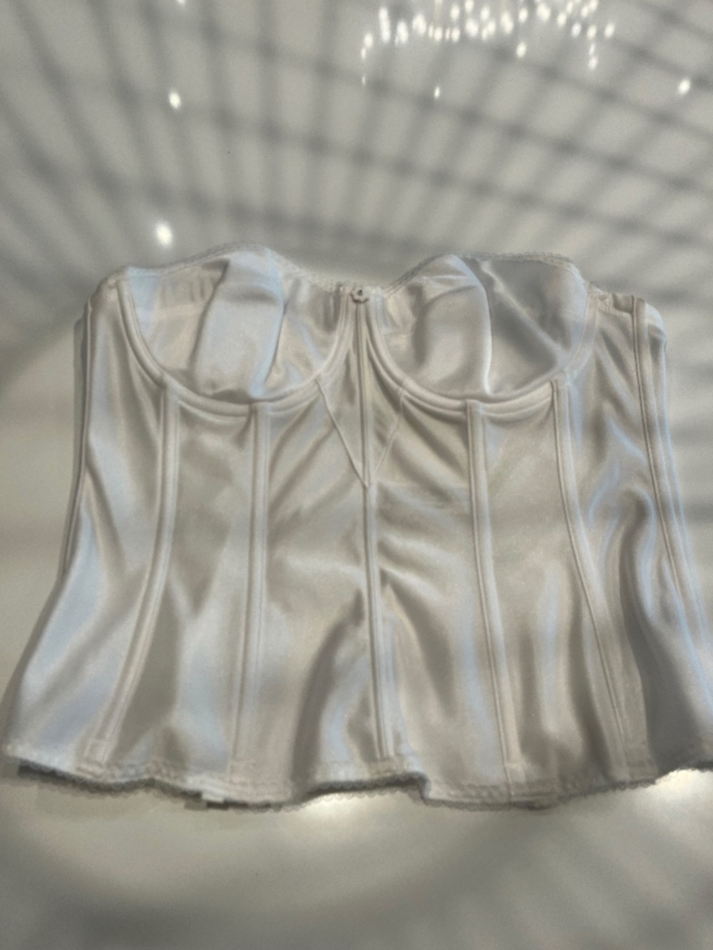 White Strapless Bra